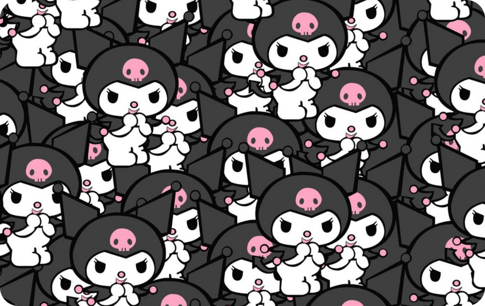 Kuromi Skin Back View
