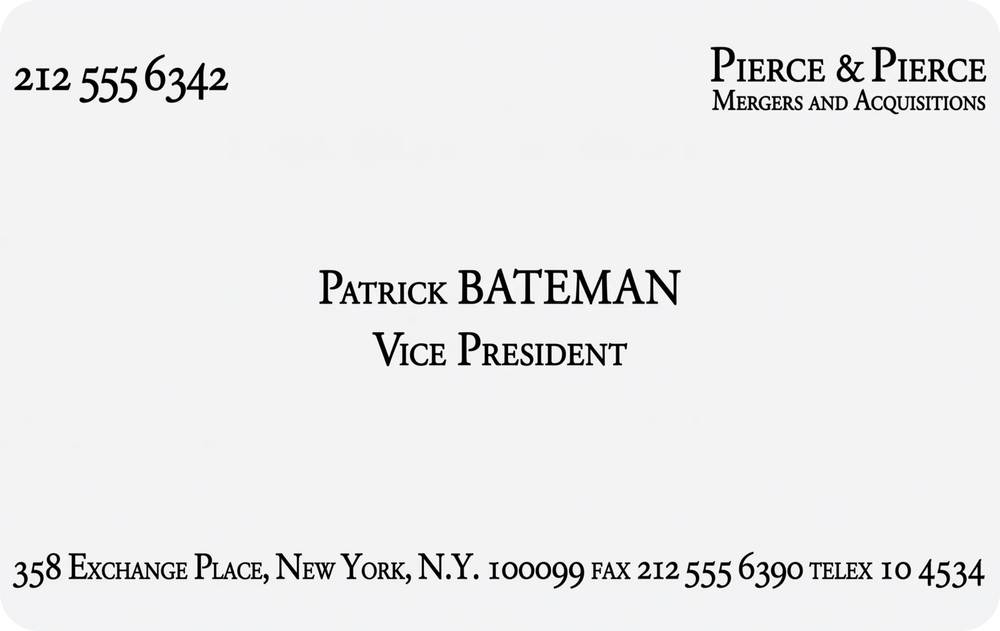 Patrick Bateman Skin Front View