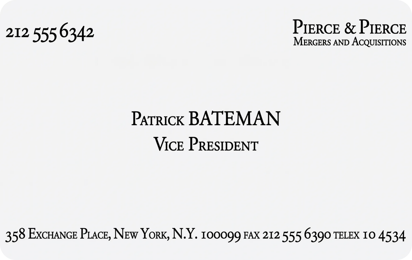 Patrick Bateman Skin